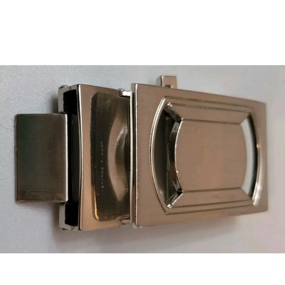 Men's Brown 42cLeather Belt with Silver Cam Buckle